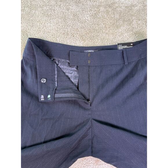 Style & Co Lola Dress Pants Womens 14 Striped Flared Leg Career NEW D464 - Picture 3 of 12